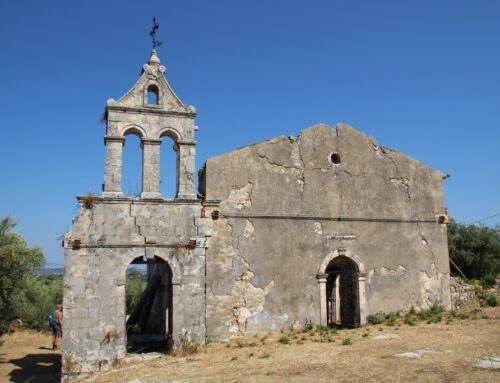 De kerkruïnes van Macherado, Zakynthos